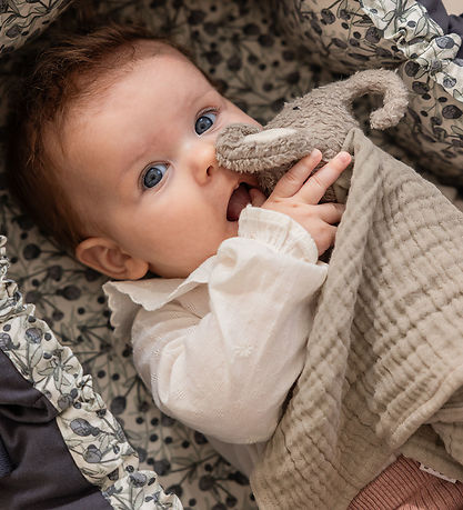 Sebra Nusseklud - Musselin - Elefant - Grå