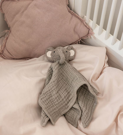 Sebra Nusseklud - Musselin - Elefant - Grå