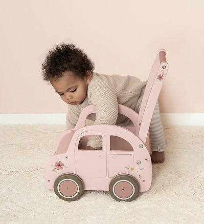 Little Dutch Gåvogn - Bil - Pink