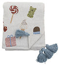 Bloomingville Mini Tæppe - 160x130 cm - Sweets Plaid - Nature