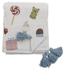 Bloomingville Mini Tæppe - 160x130 cm - Sweets Plaid - Nature Bloomingville Mini Tæppe - 160x130 cm - Sweets Plaid - Nature