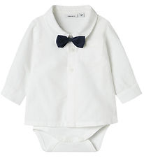 Name It Skjortebody l/æ - NbmDemolle - Bright White Name It Skjortebody l/æ - NbmDemolle - Bright White