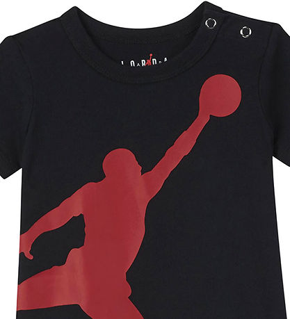 Jordan Summer Romper - Black w. Print