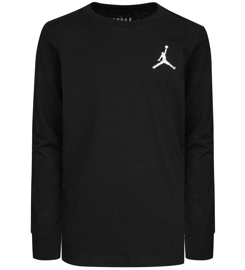 Jordan Bluse - Schwarz m. Logo - Jordan - 8-10 Jahre (128-140) - Blusen