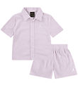 Jordan Shortssæt - Skjorte/Shorts - Frotté - Doll m. Logo Jordan Shortssæt - Skjorte/Shorts - Frotté - Doll m. Logo