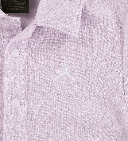 Jordan Shortssæt - Skjorte/Shorts - Frotté - Doll m. Logo