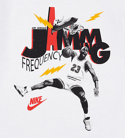 T-Shirt Jordan - Blanc av. Michael Jordan