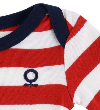 Katvig Body L/Æ - Rød/Hvid Stribet Katvig Body L/Æ - Rød/Hvid Stribet