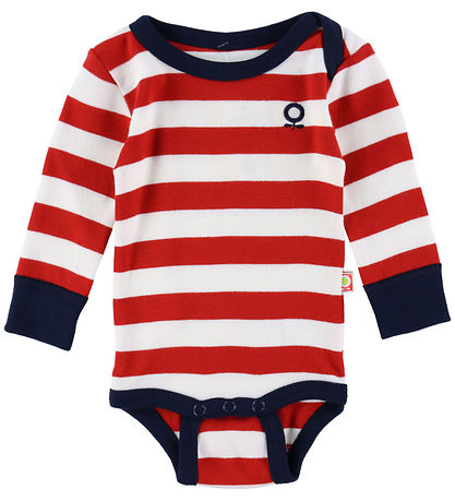Katvig Body L/Æ - Rød/Hvid Stribet Katvig Body L/Æ - Rød/Hvid Stribet