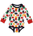 Katvig Body L/Æ - Rød/Hvid Stribet Katvig Body L/Æ - Rød/Hvid Stribet