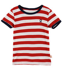 Katvig T-shirt - Rød/Hvid Stribet Katvig T-shirt - Rød/Hvid Stribet