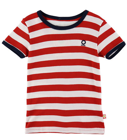 Katvig T-shirt - Rød/Hvid Stribet Katvig T-shirt - Rød/Hvid Stribet