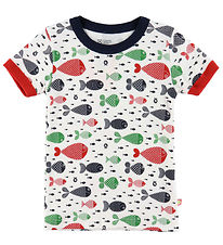 Katvig T-shirt - Navy/Rød m. Fisk Katvig T-shirt - Navy/Rød m. Fisk