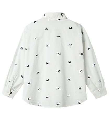 Name It Overhemd - NkfFilippas - Oversize - Bright White m. Vlin