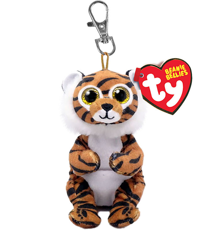 Ty Nøglering m. Bamse - Beanie Bellies - 10 cm - Clawdia