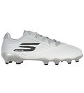 Skechers Football Boots - Razor 1.5 Jr Youth FG - White/Silver