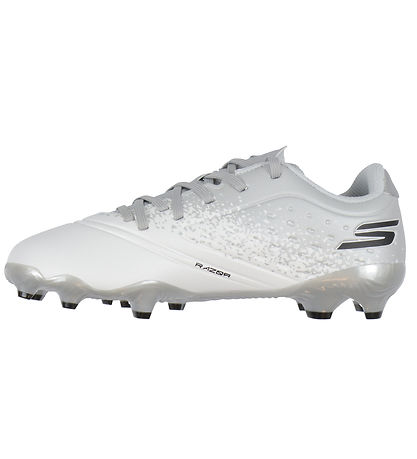 Skechers Fodboldstøvler - Razor 1.5 JR Youth FG - Hvid/Sølv