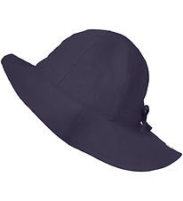 Huttelihut Sommerhat - Hør - UV20 - Navy Huttelihut Sommerhat - Hør - UV20 - Navy