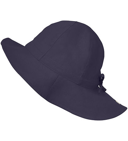 Huttelihut Sommerhat - Hør - UV20 - Navy Huttelihut Sommerhat - Hør - UV20 - Navy