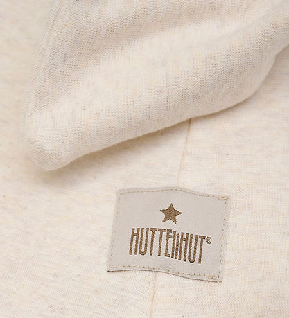 Huttelihut 바라클라바 - 2겹 - 픽시 - 라이트 샌드 멜란지