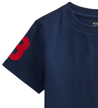 Polo Ralph Lauren T-shirt - Navy m. Rød