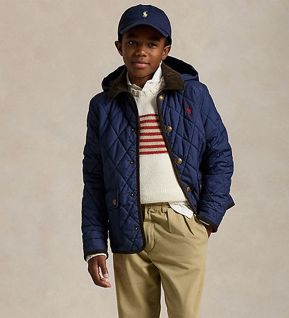 Polo Ralph Lauren Bluse - Strik - Hvid m. Flag Polo Ralph Lauren Bluse - Strik - Hvid m. Flag