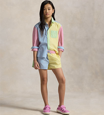 Polo Ralph Lauren Skjorte - Fun - Multifarvet m. Striber Polo Ralph Lauren Skjorte - Fun - Multifarvet m. Striber