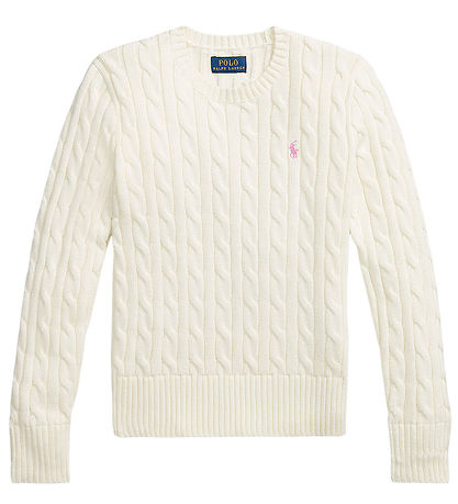 Polo Ralph Lauren Bluse - Strik - Hvid