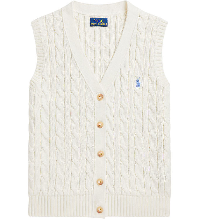Polo Ralph Lauren Vest - Strik - Hvid