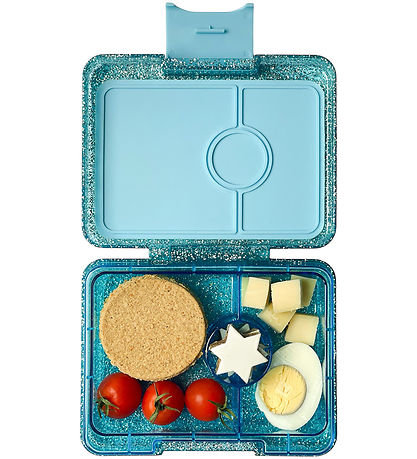 Yumbox Madkasse m. 3 Rum - Bento Snack - Twinkle Teal