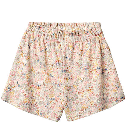 Wheat Shorts - Sandy - Bright Flowers Wheat Shorts - Sandy - Bright Flowers
