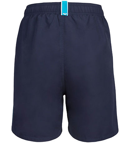 Arena Badeshorts - Solid R - Navy/Türkis