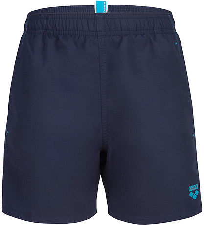 Arena Badeshorts - Solid R - Navy/Türkis
