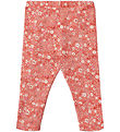 Wheat Leggings - Jules - Coral Flowers Wheat Leggings - Jules - Coral Flowers