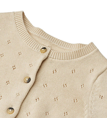 Wheat Cardigan - Strik - Maia - Sandshell