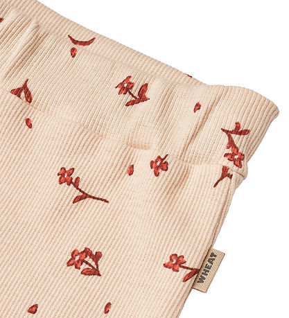 Wheat Bukser - 3/4 - Rib - Marena - Rose Water Flowers