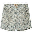 Wheat Shorts - Elvig - Aqua Hawaii Flowers Wheat Shorts - Elvig - Aqua Hawaii Flowers