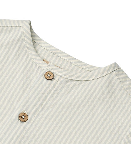 Wheat Skjorte - Shelby - Summer Blue Stripe