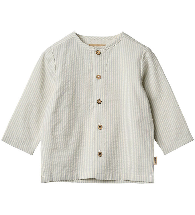 Wheat Skjorte - Shelby - Summer Blue Stripe
