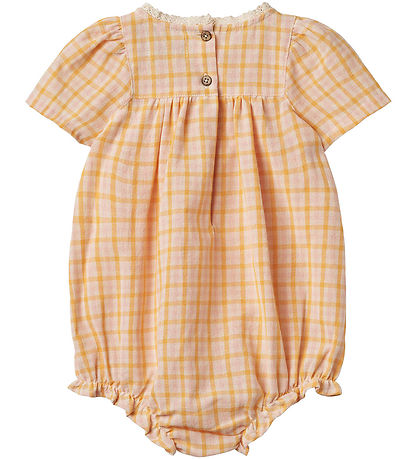 Wheat Sommerdragt - Margit - Yellow Check Wheat Sommerdragt - Margit - Yellow Check