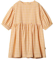Wheat Kjole - Magda - Yellow Check Wheat Kjole - Magda - Yellow Check