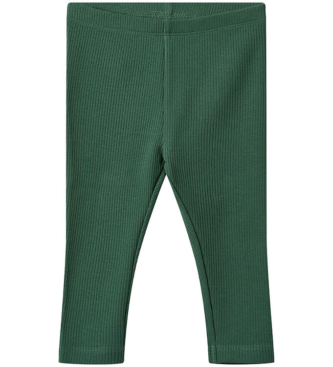 Wheat Leggings - Rib - Jules - Mørkegrøn