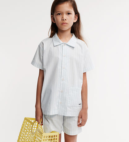 Liewood Sæt - Leona - Stripe Pure Sky/Creme De La Creme Liewood Sæt - Leona - Stripe Pure Sky/Creme De La Creme