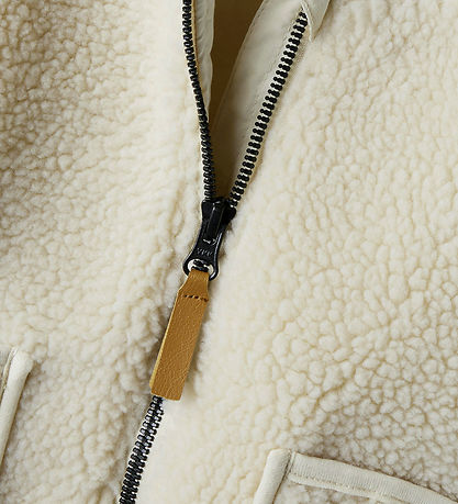 Lil' Atelier Fleecejakke - NmnLajo - Turtledove/Moon