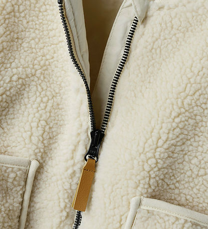 Lil' Atelier Fleecejakke - NmnLajo - Turtledove/Rainbow