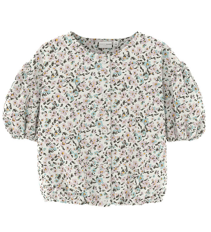 Name It Skjorte - Viskose - NkfVelma - Bright White