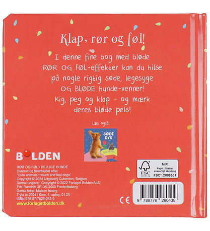 Forlaget Bolden Bog m. Rør og Føl - Dejlige hunde