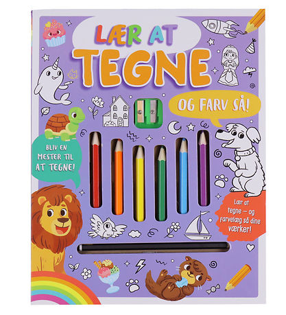 Forlaget Bolden Malebog - Lær at tegne - og farv så!