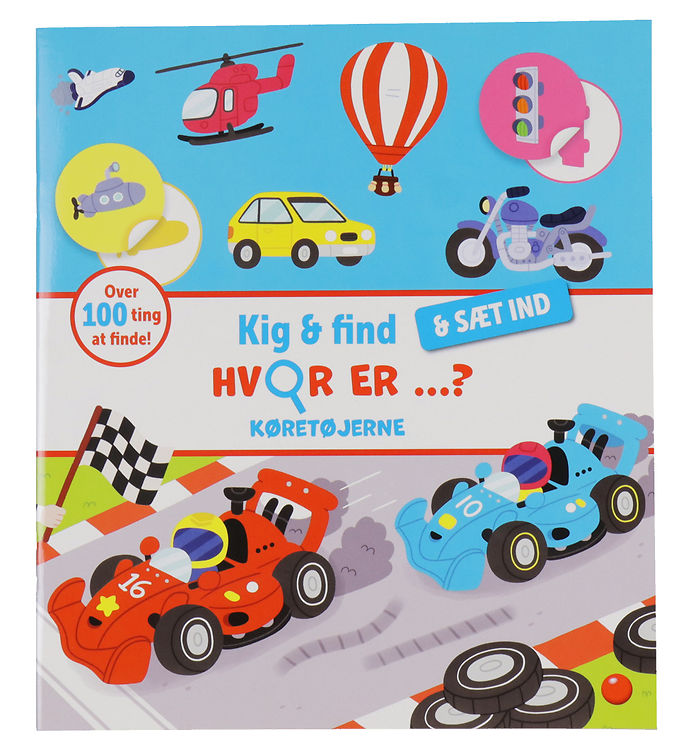 Forlaget Bolden Bog - Kig og find og sæt ind: Hvor er køretøjern