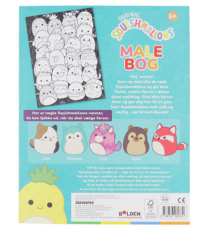 Forlaget Bolden Malebog - Squishmallows malebog